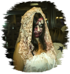 novia cadaver terror halloween